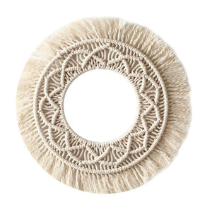 Espelho Boho Chic de Macramé